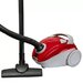 Aspirator cu sac Hausberg HB-2080RS Cyclone Vacuum Cleaner, 1.5L, 700W, 85dB, Rosu/Gri